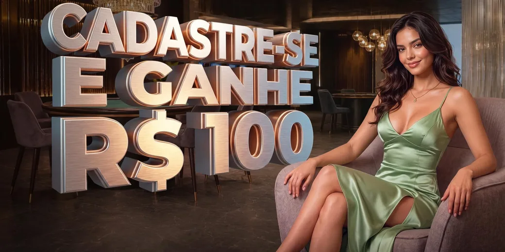 Banner de cadastro da TopX com R$100 para novas contas